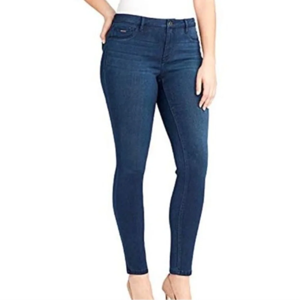 Nine West Women's Blue Jessica Jegging In Yoga Stretch Denim
